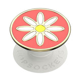 POPSOCKETS PopGrip Avtagbart Grep med Stativfunksjon - Daisy Coral