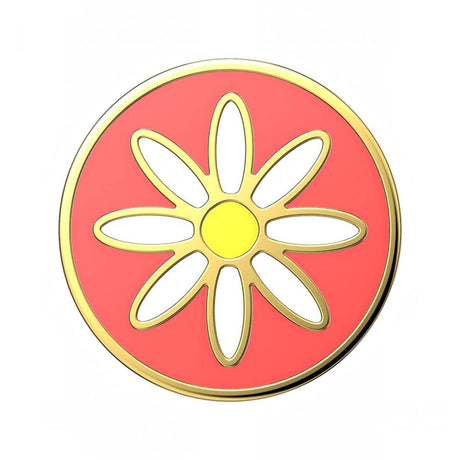 POPSOCKETS PopGrip Avtagbart Grep med Stativfunksjon - Daisy Coral
