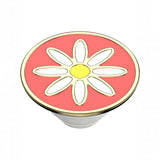 POPSOCKETS PopGrip Avtagbart Grep med Stativfunksjon - Daisy Coral
