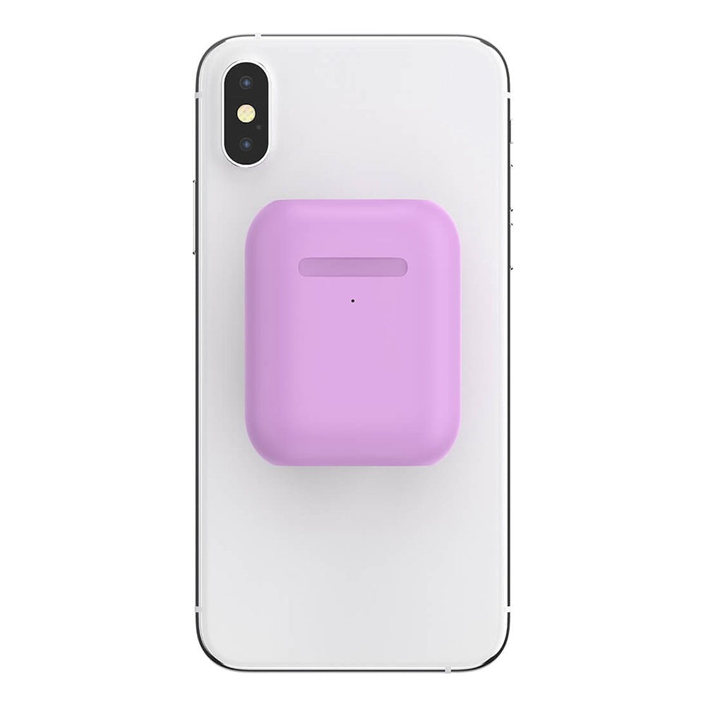 POPSOCKETS AirPods Holder Iris Purple  Avtagbart Grep med Case  Deksel - Lilla