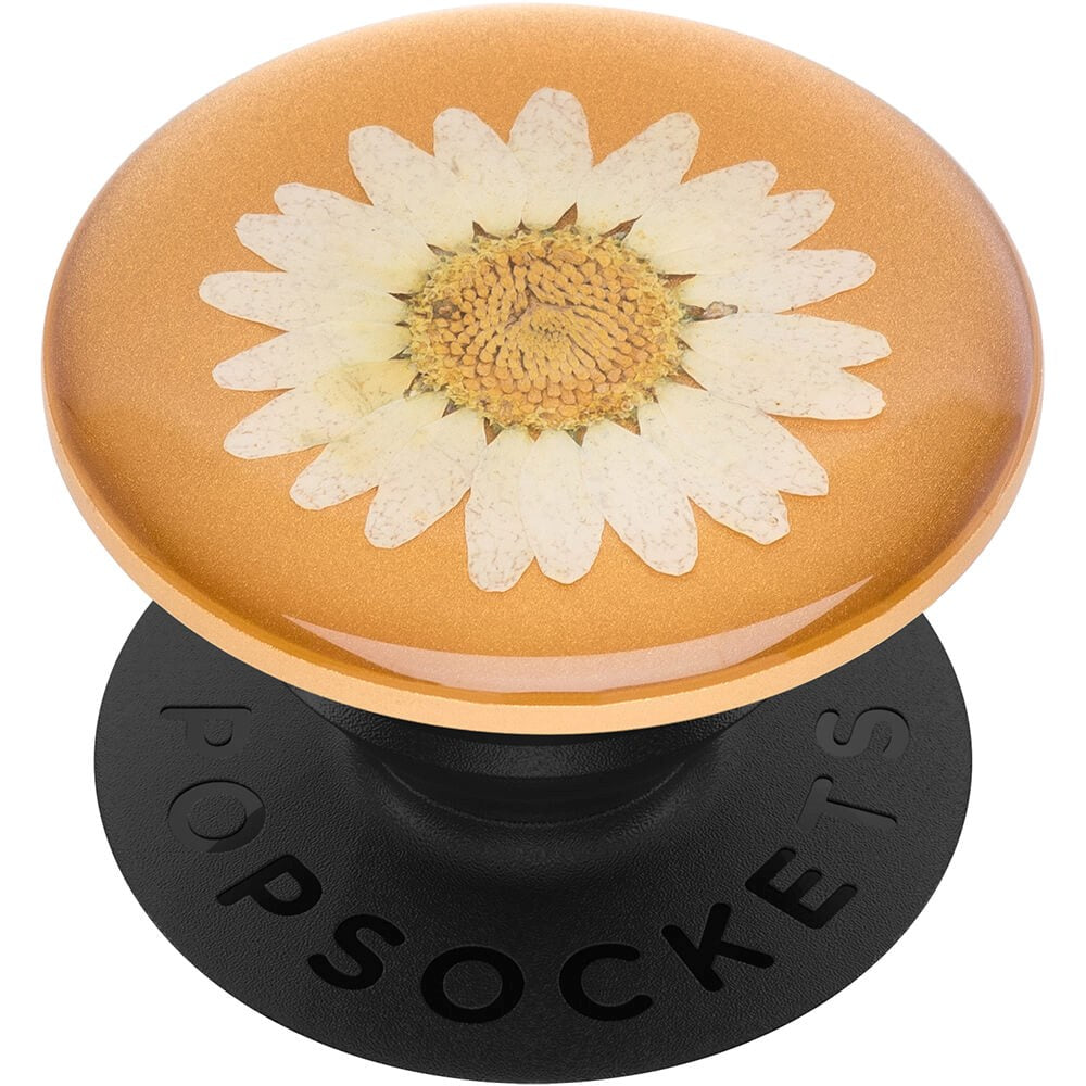 POPSOCKETS PopGrip - Pressed White Daisy - Premium Stander & Greb