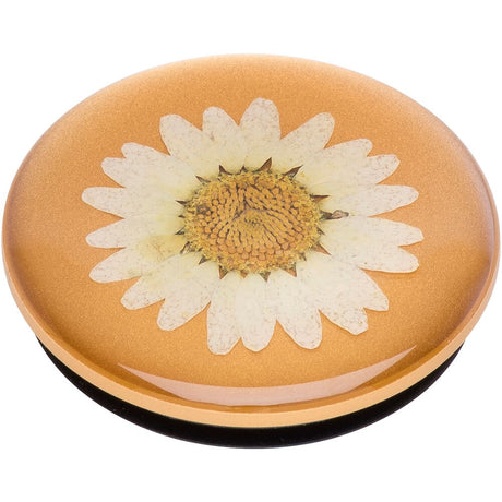 POPSOCKETS PopGrip - Pressed White Daisy - Premium Stander & Greb