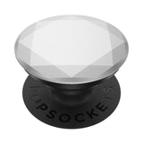 POPSOCKETS PopGrip Avtagbart Grep med Stativfunksjon - Metallic Diamond Silver