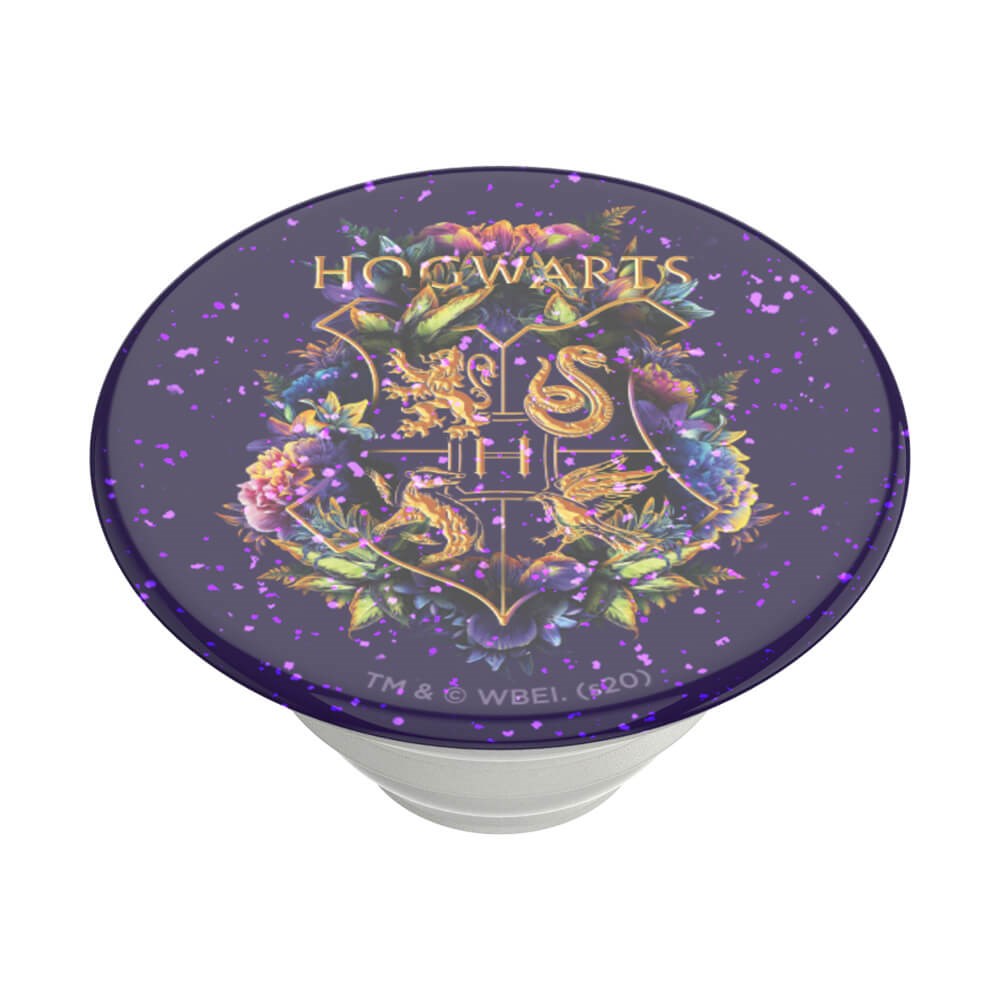 POPSOCKETS PopGrip - Glitter Hogwarts Floral - Stativ og Grep