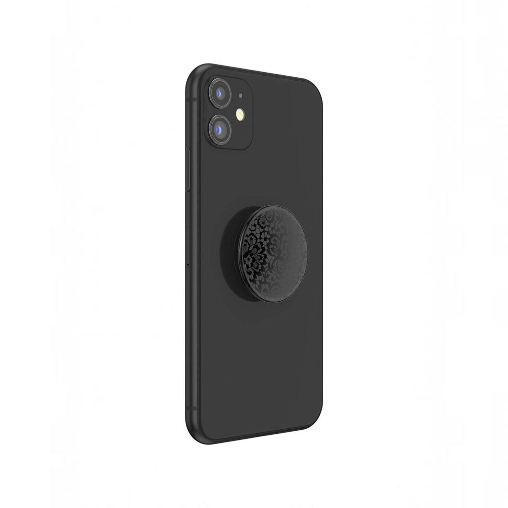 POPSOCKETS PopGrip Avtagbart Grep med Stativfunksjon - Lace Noir