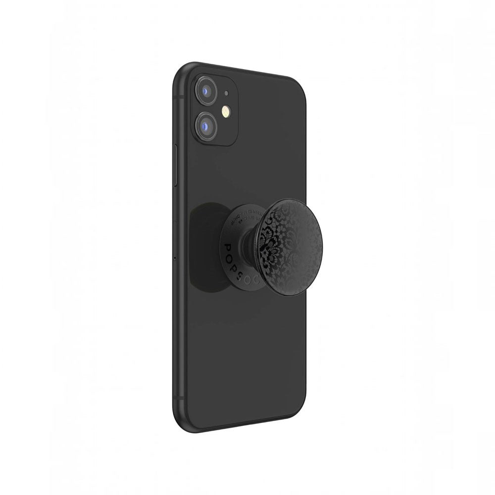 POPSOCKETS PopGrip Avtagbart Grep med Stativfunksjon - Lace Noir
