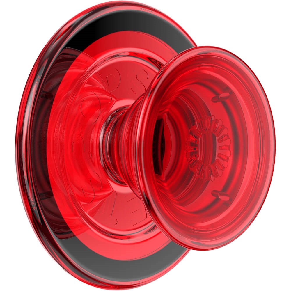 POPSOCKETS PopGrip Danger Red Translucent MagSafe - Stativ og Grep