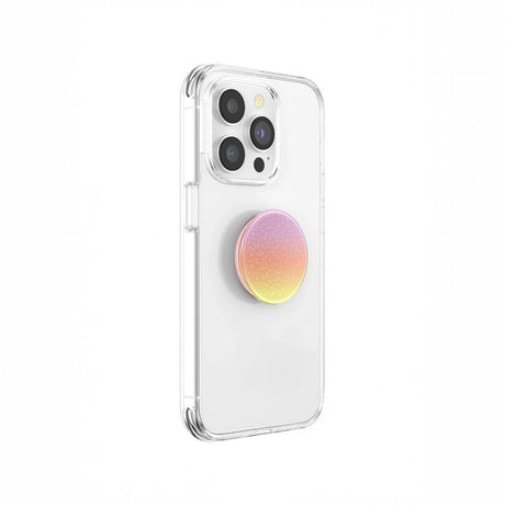 POPSOCKETS PopGrip Avtagbart Grep med Stativfunksjon - Glitter Aura Sunrise