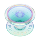 POPSOCKETS PopGrip Avtagbart Grep med Stativfunksjon - Clear Iridescent