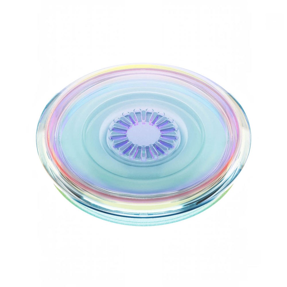 POPSOCKETS PopGrip Avtagbart Grep med Stativfunksjon - Clear Iridescent