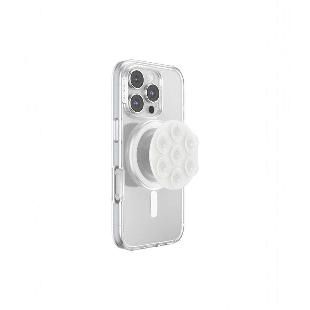 POPSOCKETS Suck-Up Grip - MagSafe Kompatibel - Gjennomsiktig