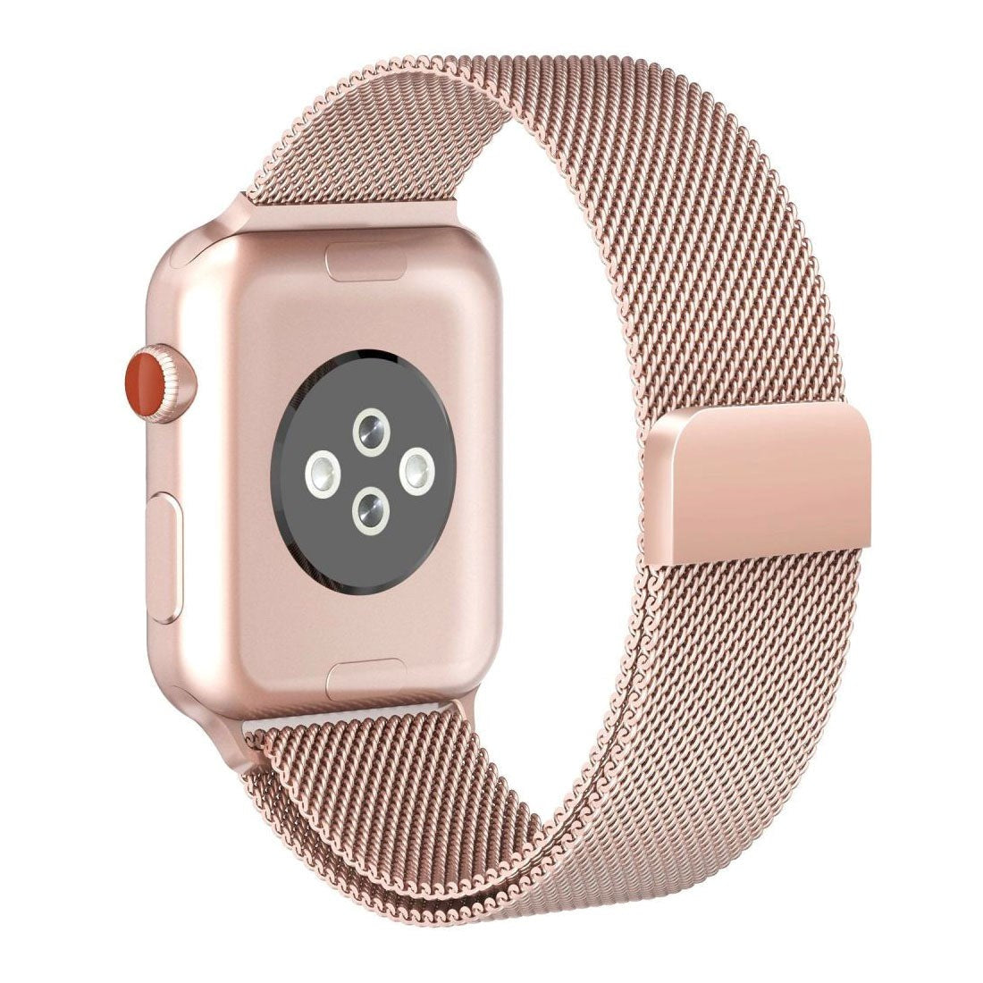 Apple Watch (38/40/SE/41/42mm) Tech-Protect Milanese Stål Stropp - Rose Gold