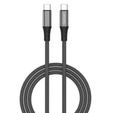 4smarts PremiumCord 100W USB-C til USB-C - 1.5m. - Svart