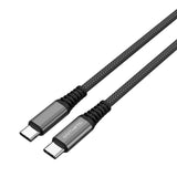 4smarts PremiumCord 100W USB-C til USB-C - 1.5m. - Svart