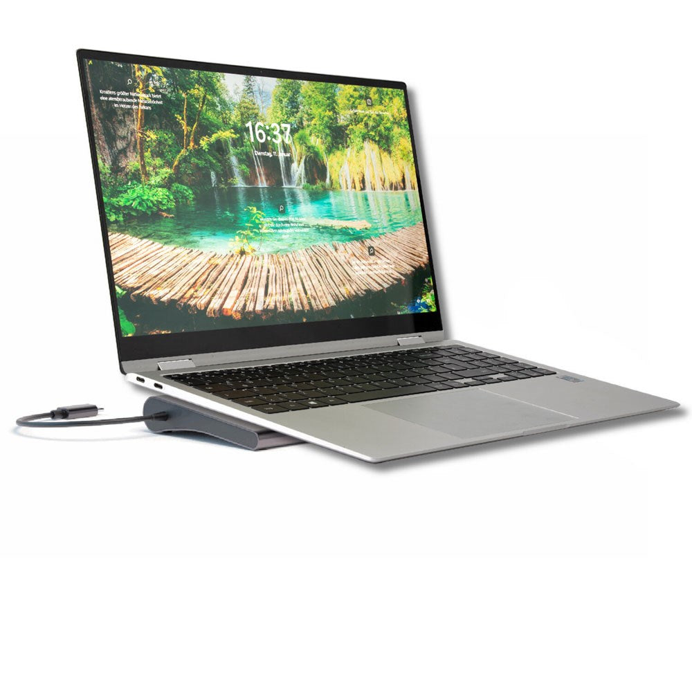 4smarts 11-i-1 USB-C Hub & Universal Tablet / Laptop Stativ - Grå