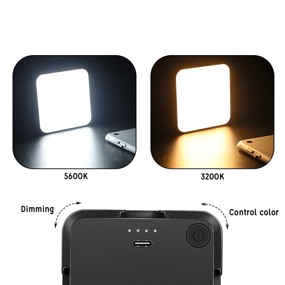 4smarts Video Light LoomiPod m. Sugekopp - Sort