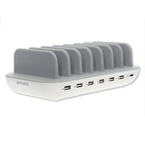 4Smarts 60W Charging Station med 6 x USB-A & 1 x USB-C - Hvit