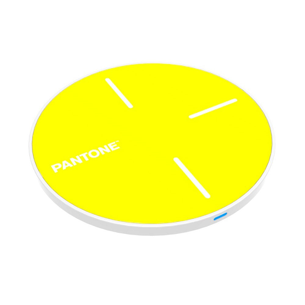 Pantone Single Trådløs Lader 15W - Gul