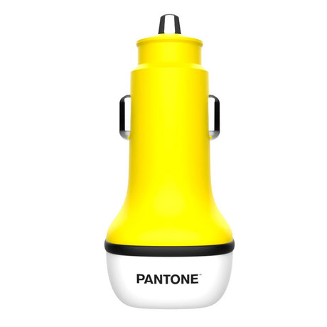 Pantone Billader PD 20W med USB-C & USB-A - Gul