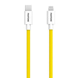 Pantone MFI USB-C til Lightning Kabel 15W - 1,5m - Gul