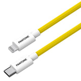 Pantone MFI USB-C til Lightning Kabel 15W - 1,5m - Gul