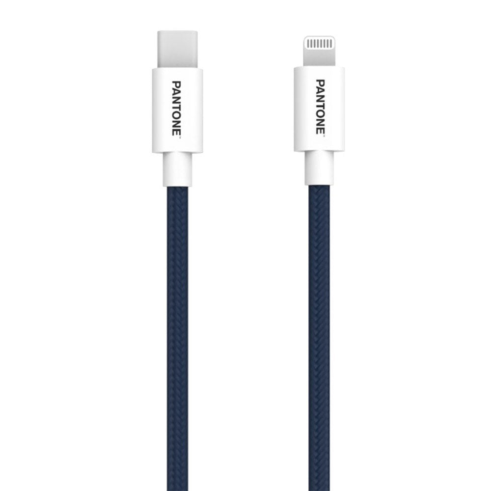 Pantone MFI USB-C til Lightning Kabel 15W - 1,5m - Navy