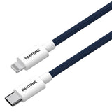 Pantone MFI USB-C til Lightning Kabel 15W - 1,5m - Navy