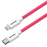 Pantone MFI USB-C til Lightning Kabel 15W - 1,5m - Pink