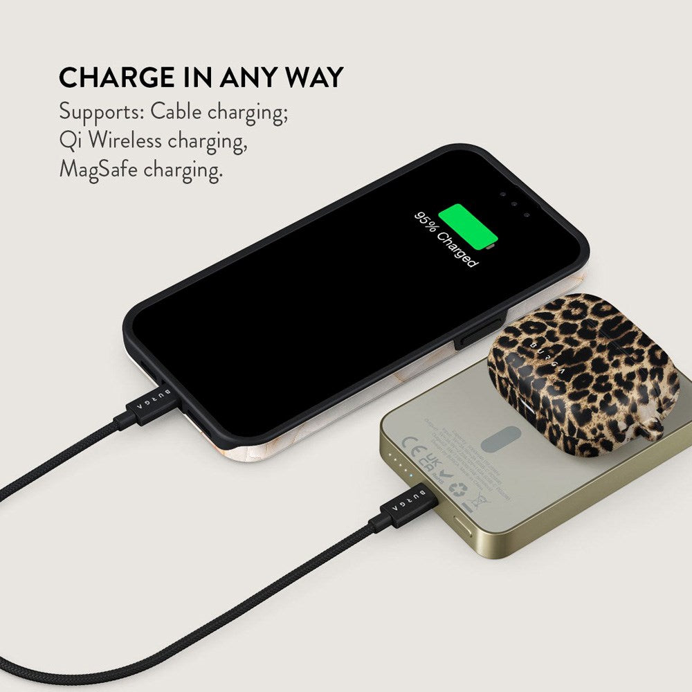 Burga 20W MagSafe Powerbank med Trådløs Lading og USB-C Port - Player