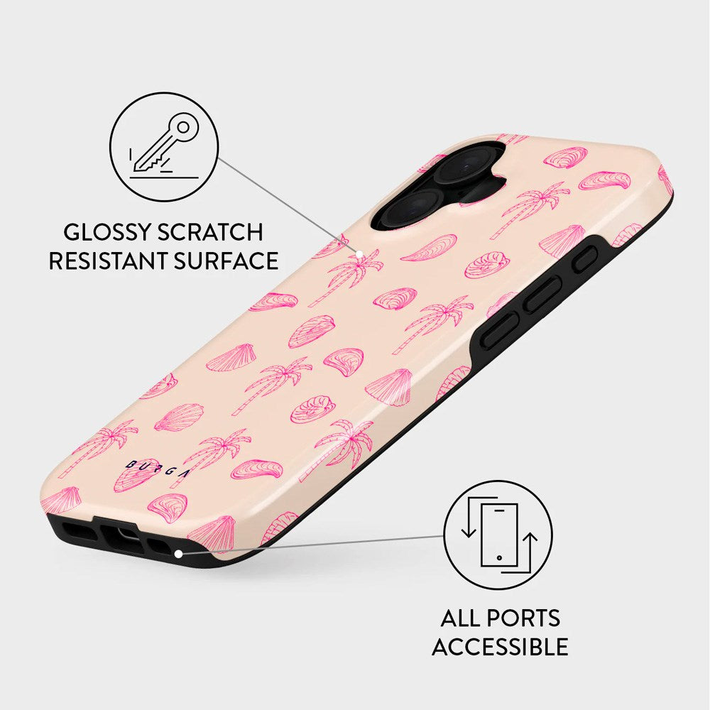 Burga iPhone 16 Tough Fashion Deksel - Beach Please