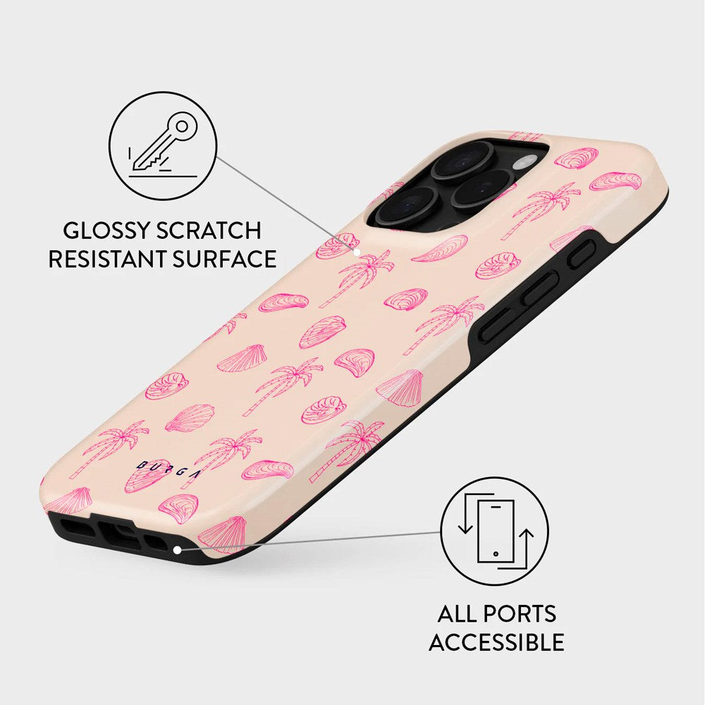 Burga iPhone 16 Pro Tough Fashion Deksel - Beach Please