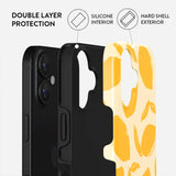 Burga iPhone 16 Tough Fashion Deksel - Lemon Tart