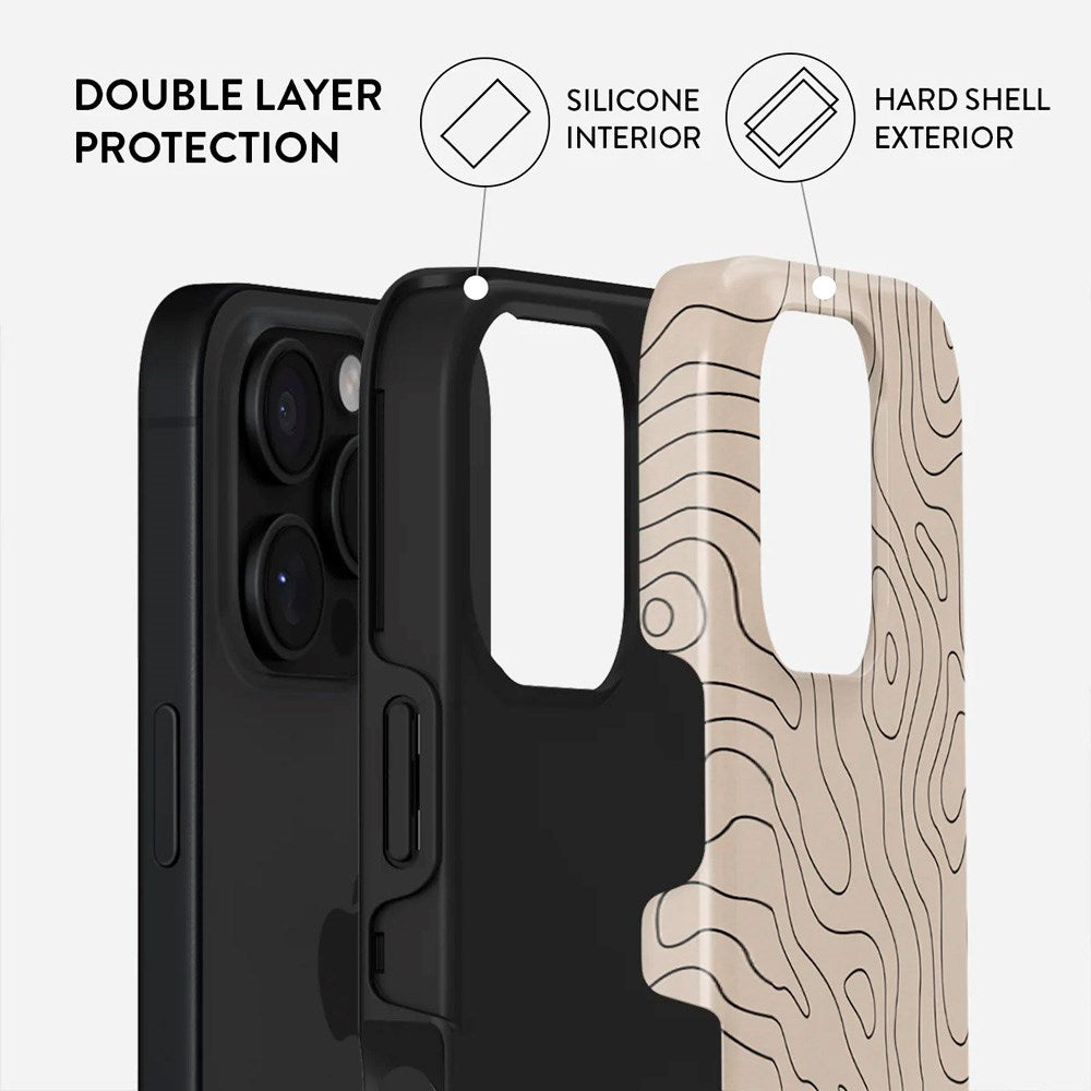 iPhone 16 Pro Burga Tough Fashion Deksel - MagSafe Kompatibel - Wild Terrain