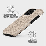 Burga iPhone 16 Pro Tough Fashion Deksel - Wild Terrain