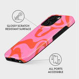 Burga iPhone 16 Pro Tough Fashion Deksel - Ride the Wave