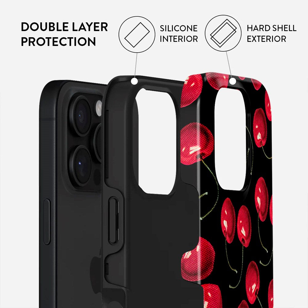 Burga iPhone 16 Pro Tough Fashion Deksel - Cherrybomb