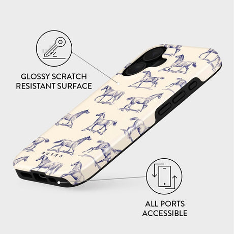 Burga iPhone 16 Plus Tough Fashion Deksel - Derby Race