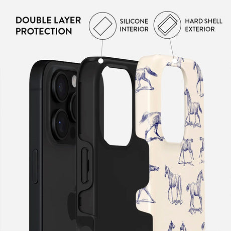 Burga iPhone 16 Pro Tough Fashion Deksel - Derby Race