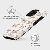 Burga iPhone 16 Pro Tough Fashion Deksel - Derby Race