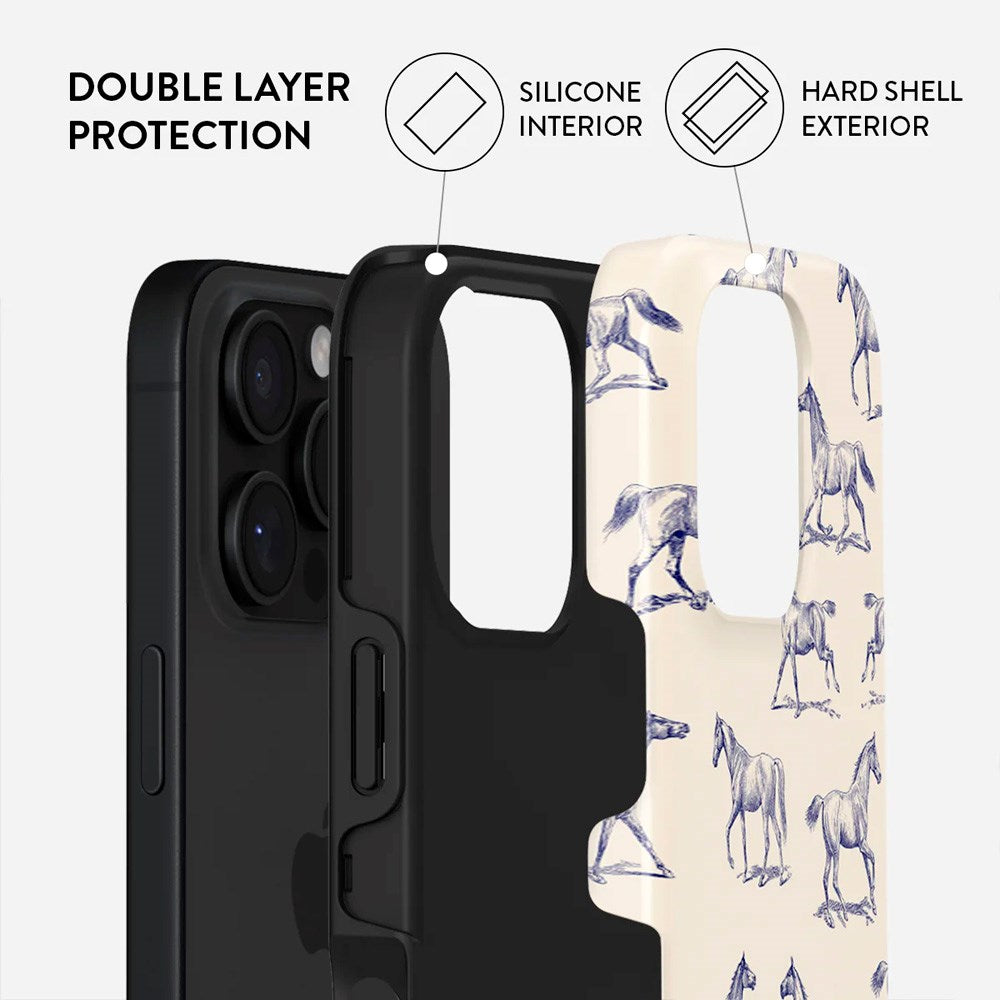 Burga iPhone 16 Pro Max Tough Fashion Deksel - Derby Race