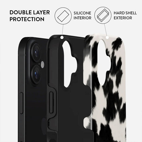 Burga iPhone 16 Tough Fashion Deksel - Achromatic