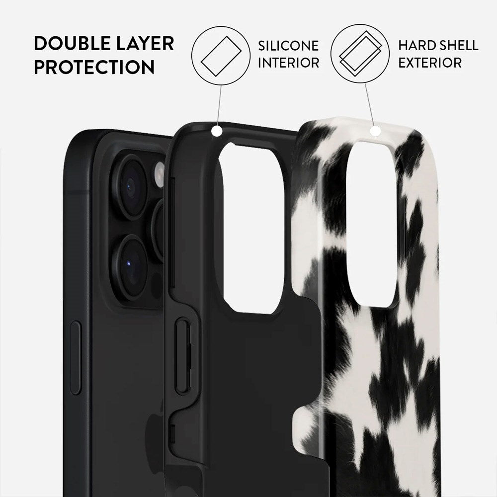 Burga iPhone 16 Pro Tough Fashion Deksel - Achromatic