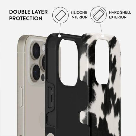 iPhone 16 Pro Burga Tough Fashion Deksel - MagSafe Kompatibel - Achromatic