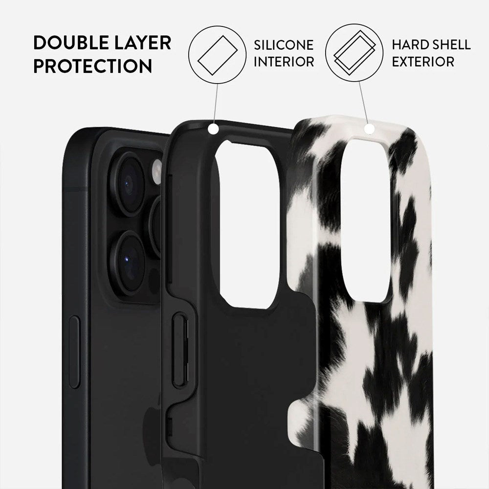 Burga iPhone 16 Pro Max Tough Fashion Deksel - Achromatic