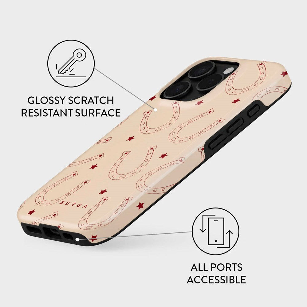 Burga iPhone 16 Pro Tough Fashion Deksel - Lucky Charm