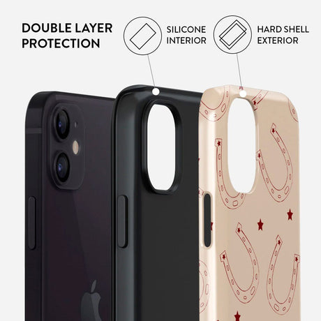 Burga iPhone 12 / 12 Pro Tough Fashion Deksel - Lucky Charm