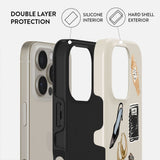 Burga iPhone 16 Pro Tough Fashion Deksel - Boss Babe