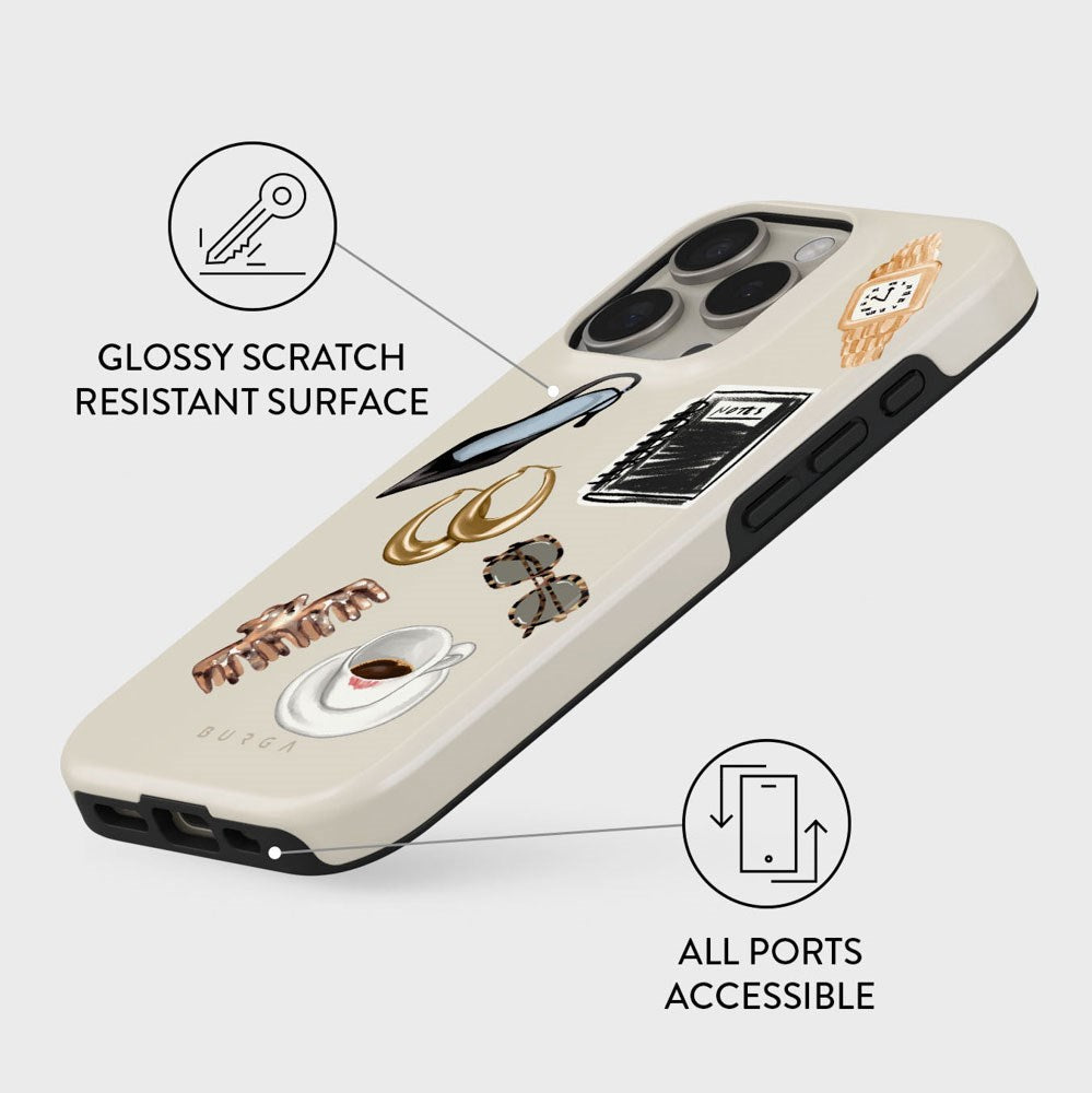 Burga iPhone 16 Pro Tough Fashion Deksel - Boss Babe