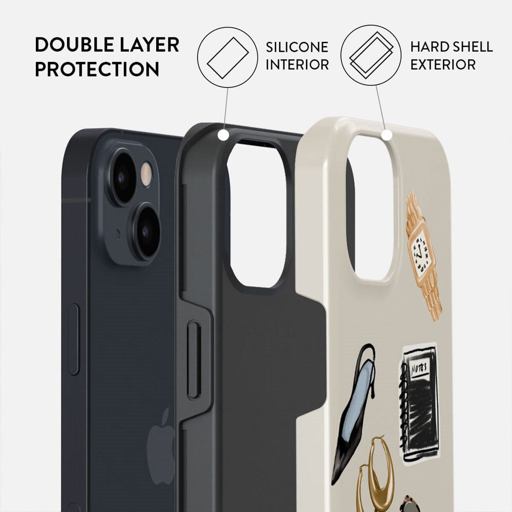 Burga iPhone 14 Tough Fashion Deksel - Boss Babe