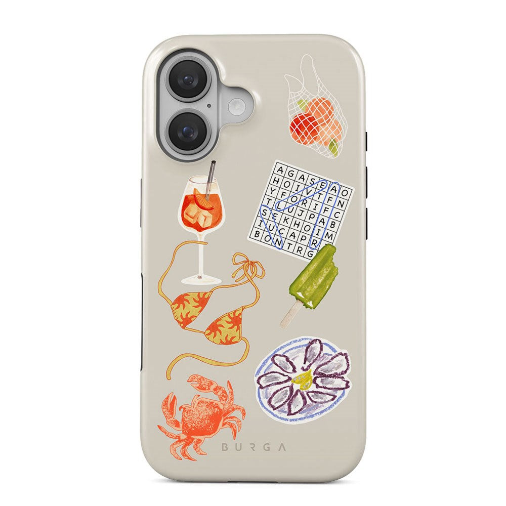 Burga iPhone 16 Tough Fashion Deksel - Seaside Muse